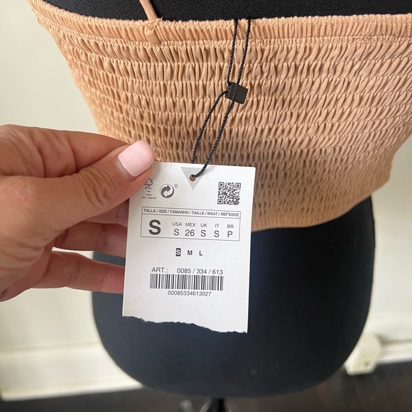 NWT Zara Toole Crop Top - Picture 8 of 10